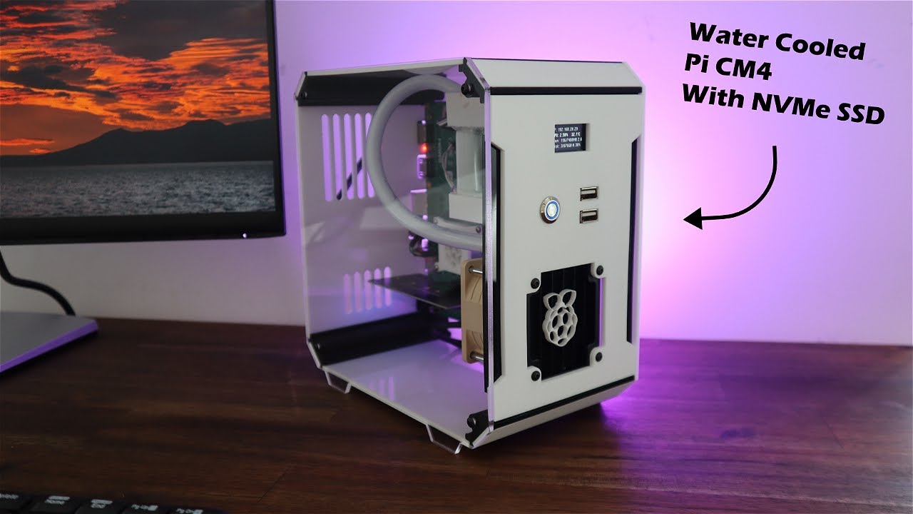 Ultimate Raspberry Pi Computer Build – Water Cooled CM4 with NVMe SSD