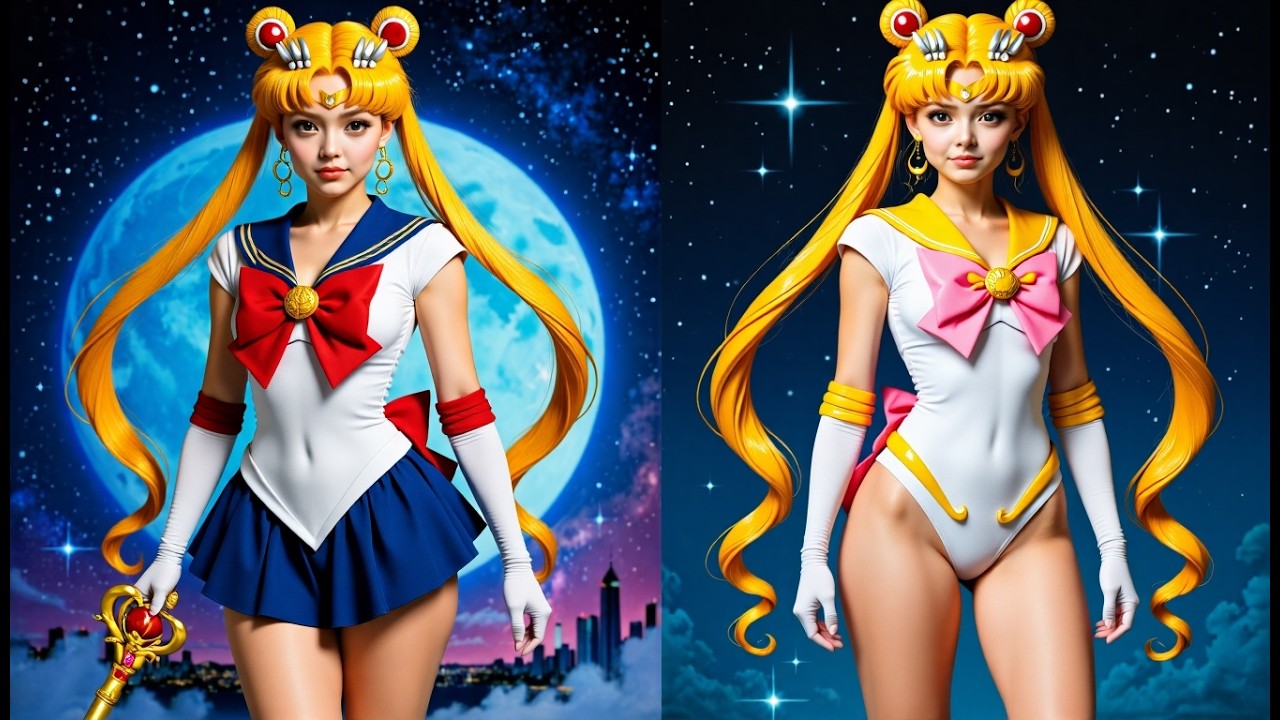 Sailor Moon Characters Come to Life – Stunning Transformation!