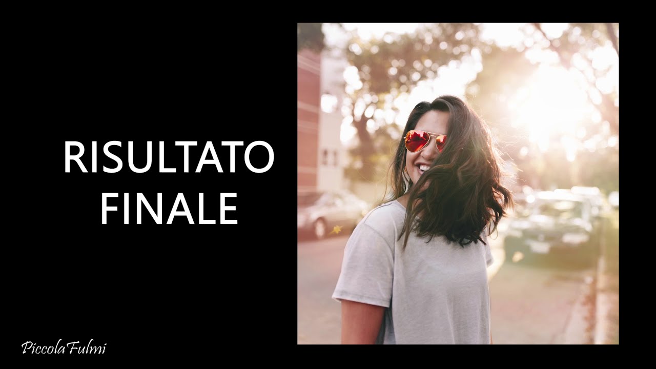 Photoshop tutorial [ITA] : come aggiungere una luce del tramonto in modo facile