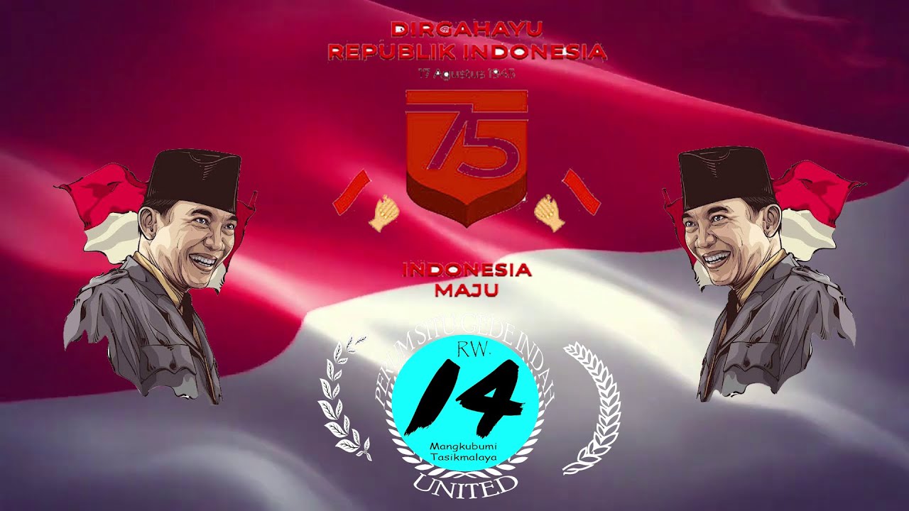 Perayaan Hari Kemerdekaan Dirgahayu RI yang ke - 75 di Perumahan Situ Gede Indah Tasikmalaya