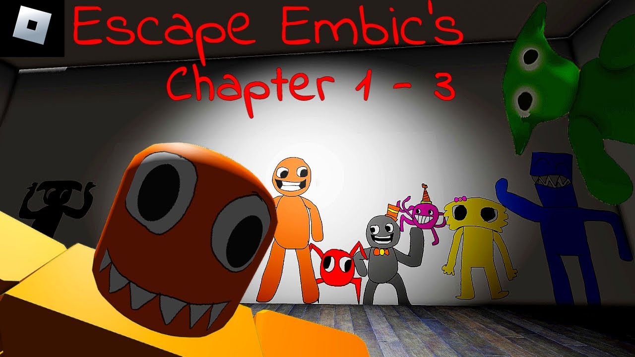 Escape Embic's [Chapter 1 - 3] : roblox mascot horror gameplay walkthrough