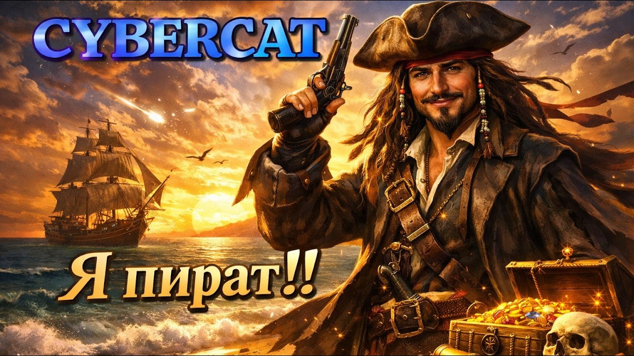 😼⛵ CYBERCAT - Я пират!! ✌️🔱🔱🔱