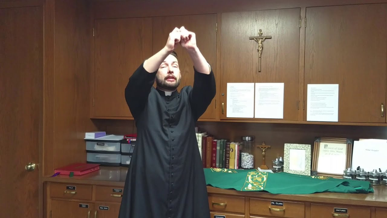 Sursum Corda: Lift Up Your Hearts. Elevation of the Eucharist