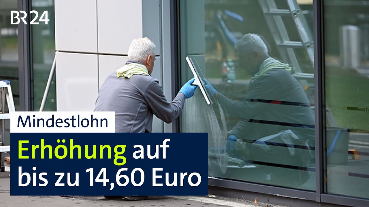 Mindestlohn: Erh&ouml;hung auf bis zu 14,60 Euro | BR24