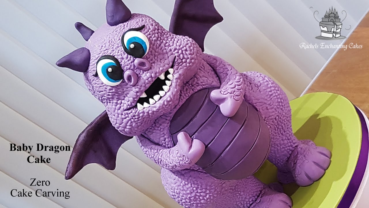 How To Make a Dragon Cake - No Cake Carving
