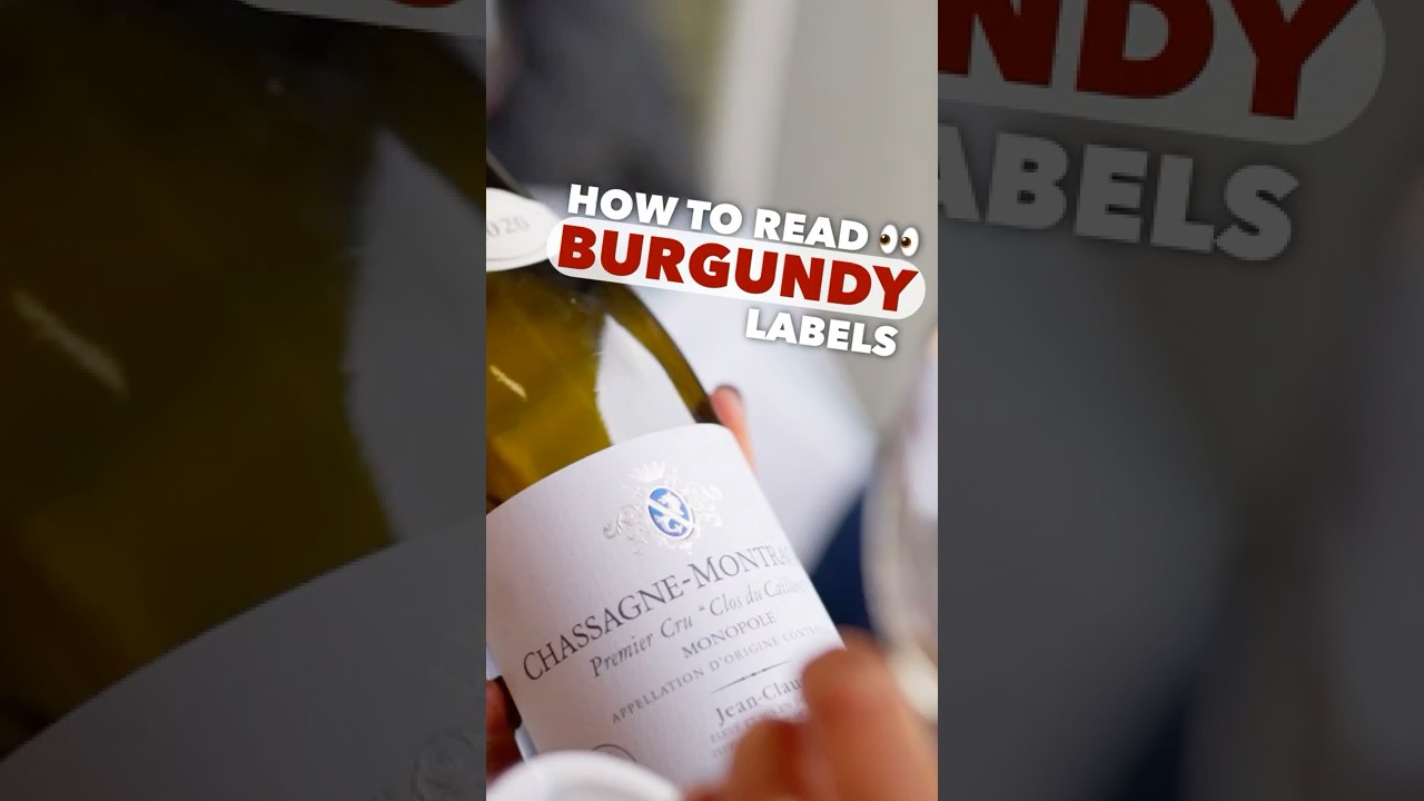 C&oacute;mo descifrar una etiqueta de vino de Borgo&ntilde;a