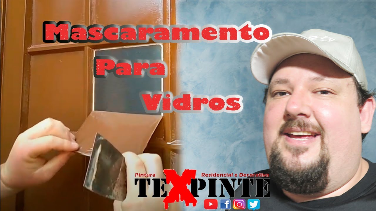 Mascaramento Cola e Detergente para proteção de vidros na pintura