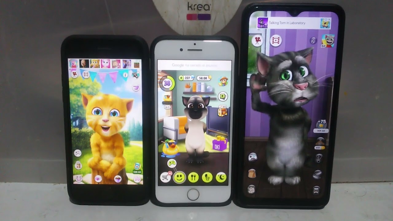 Talking Ginger 2 Echo VS My Talking Tom Echo VS Talking Tom Cat 2 Echo 902
