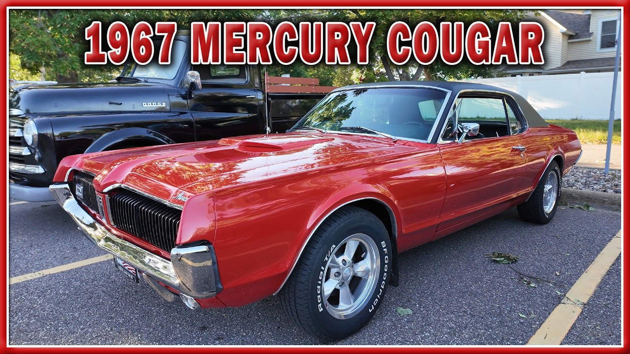 1967 Mercury Cougar at Anoka Classic Car Show in Anoka Minnesota