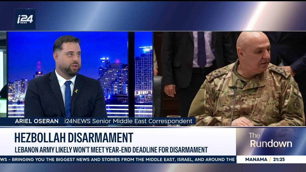 Lebanese army likely won't meet year-end deadline for disarmament