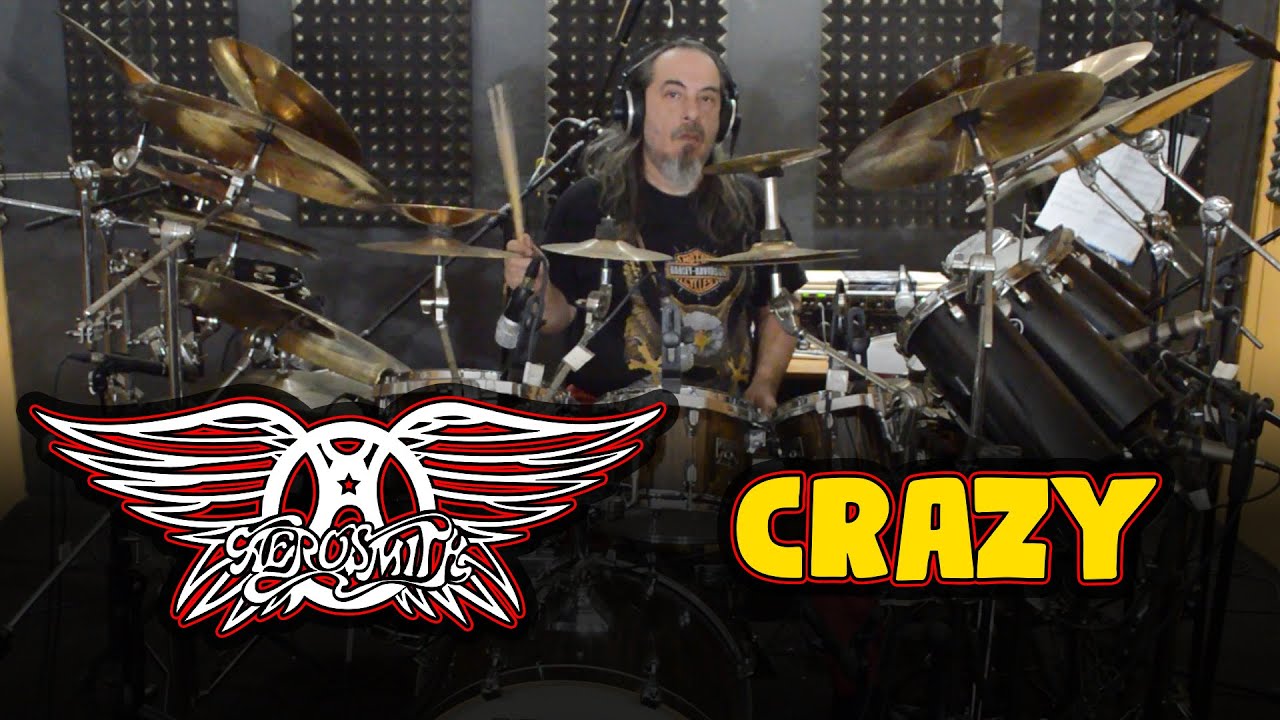 AEROSMITH Crazy drum cover by stamatis kekes