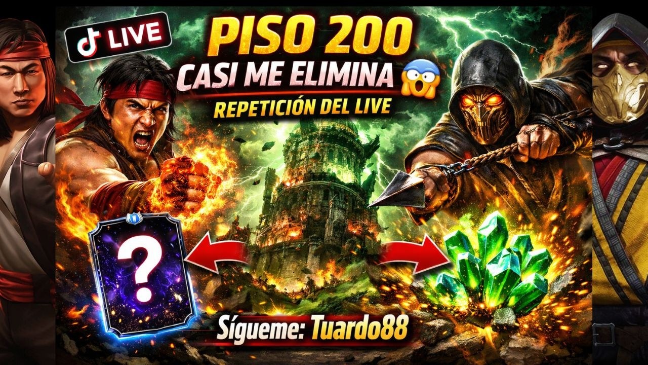 Torre de Viento Antiguo Piso 200 | Repetición del Live TikTok | Mortal Kombat Mobile