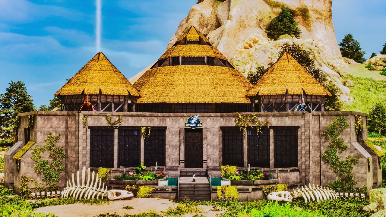 Jurassic Park Visitor's Centre | Build Tutorial | ARK: Survival Ascended