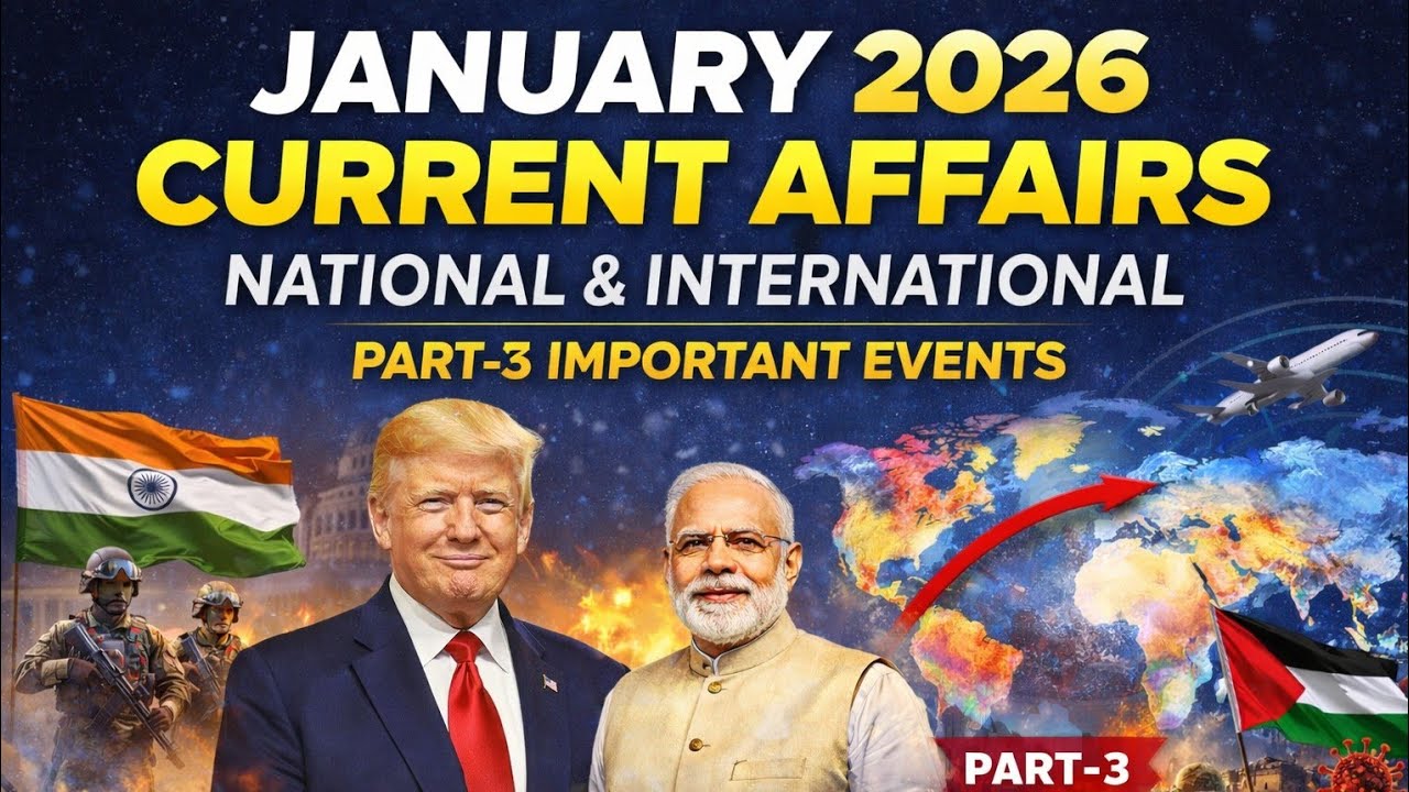 January 2026 Current Affairs Today | Complete Monthly Current Affairs 2026