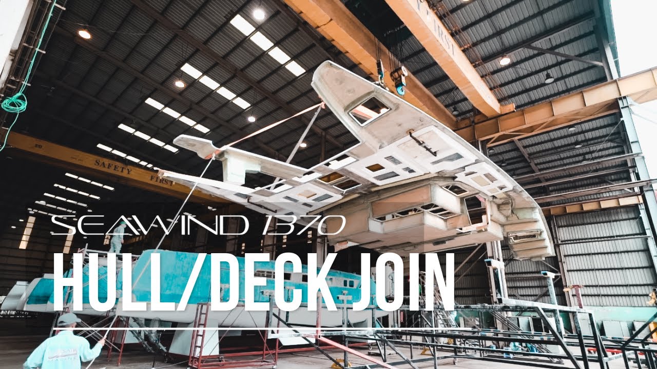 Seawind 1370 Hull #1 Deck Join