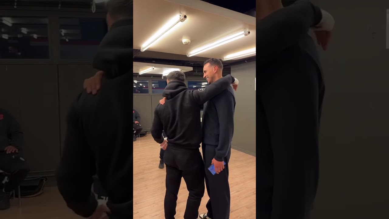 Bahram Rajabzadeh greets Badr Hari before he fights at #GLORY99!