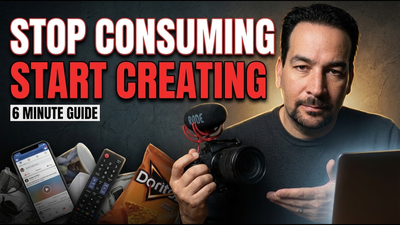 In 6 Minutes I'll Make You Stop Consuming, and Start Creating