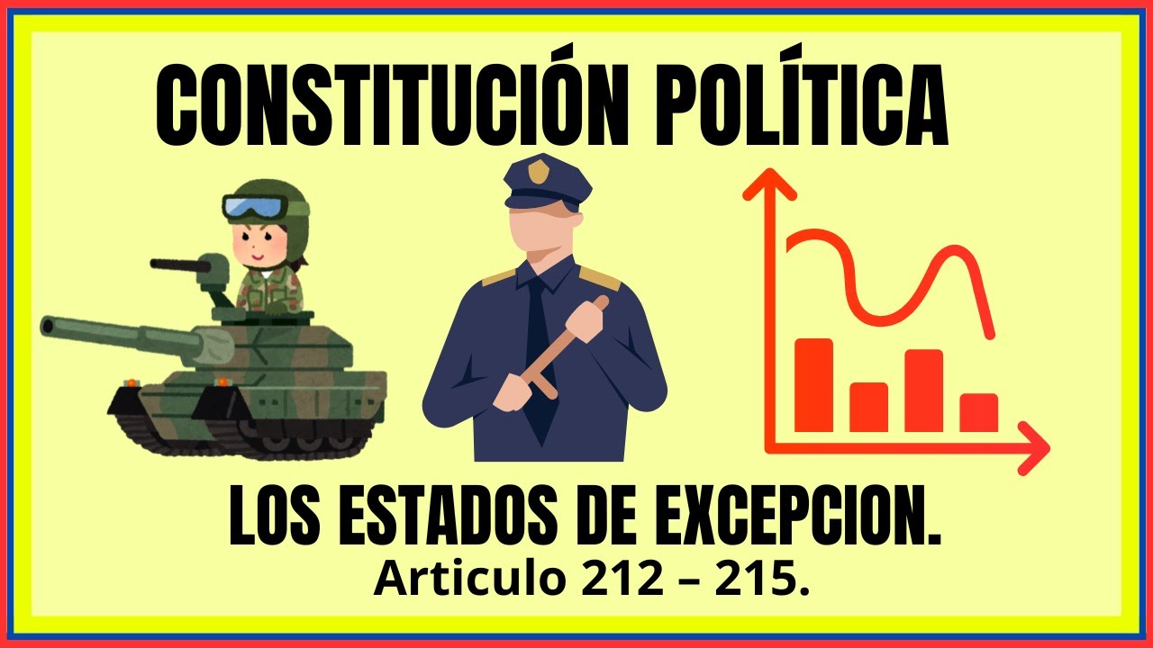ESTADOS DE EXCEPCIÓN / Constitución / Rama ejecutiva / Conmoción interior / Guerra exterior.