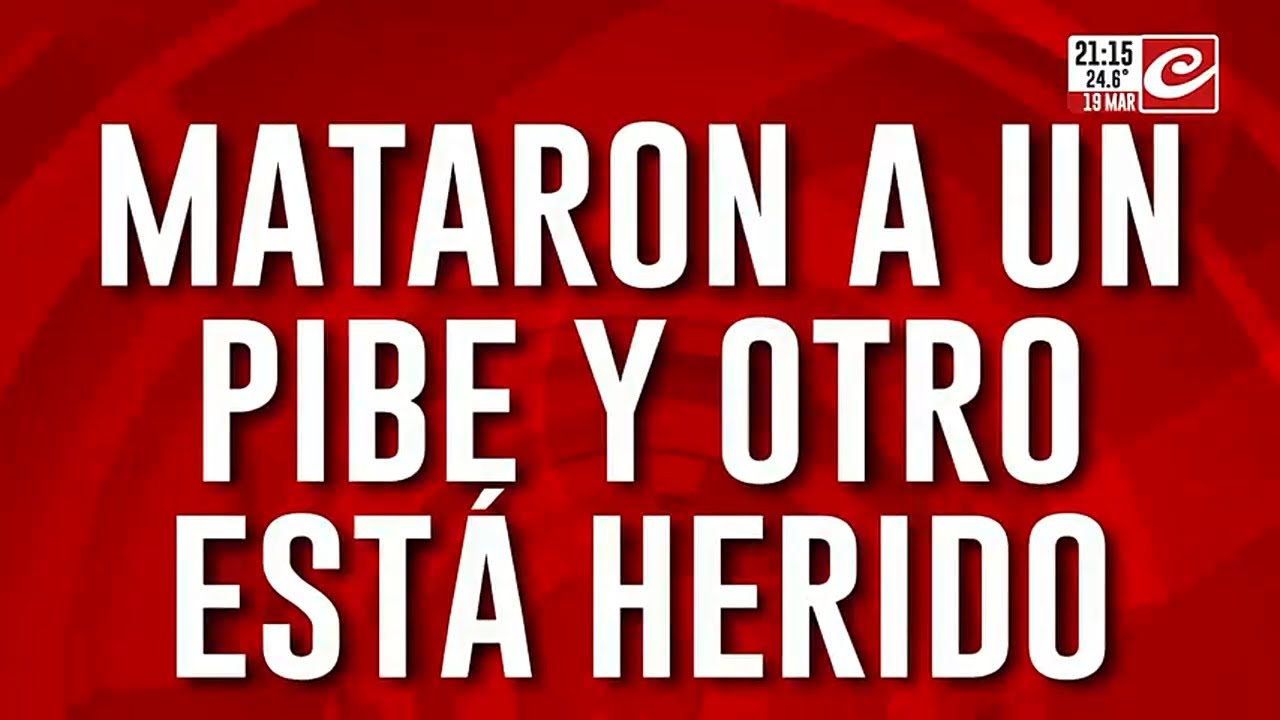 Mataron a un pibe y otro esta herido: denuncian que la policía lo atropelló