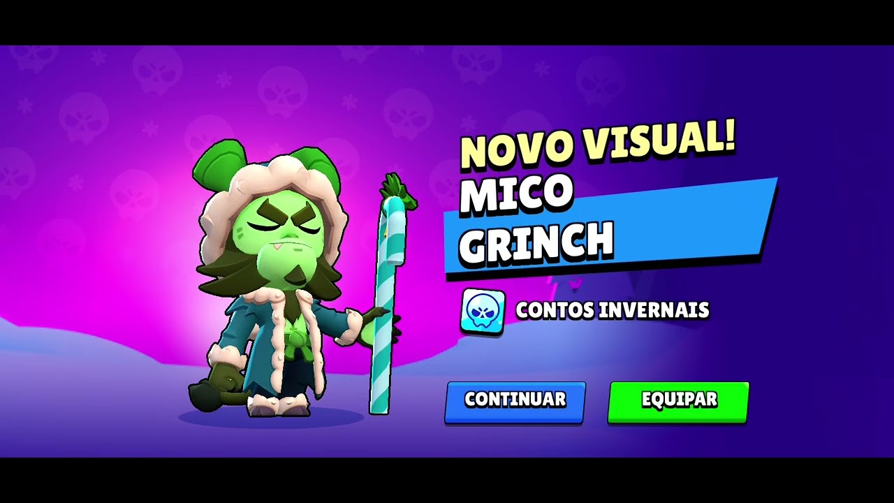 COMPREI A skin do MICO GRINCH