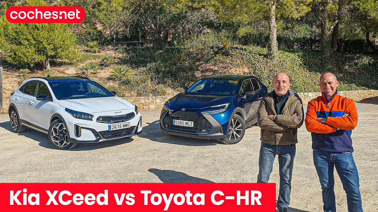 Kia XCeed vs Toyota C-HR | Comparativa / Test / Review en español | coches.net