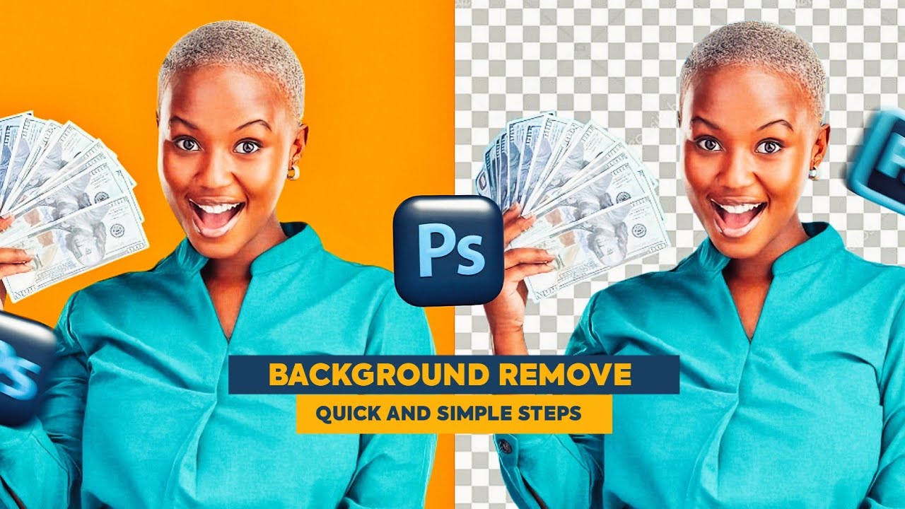 How to Easily Remove Image Background in Photoshop | Quick & Simple Tutorial