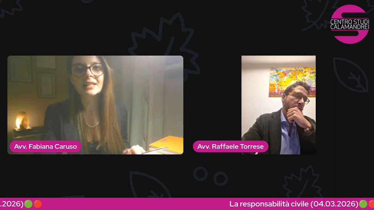 La responsabilità civile (04.03.2026)