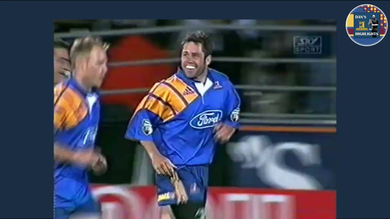 MARC ELLIS FIRST HIGHLANDERS TRY VS RED IN 2000