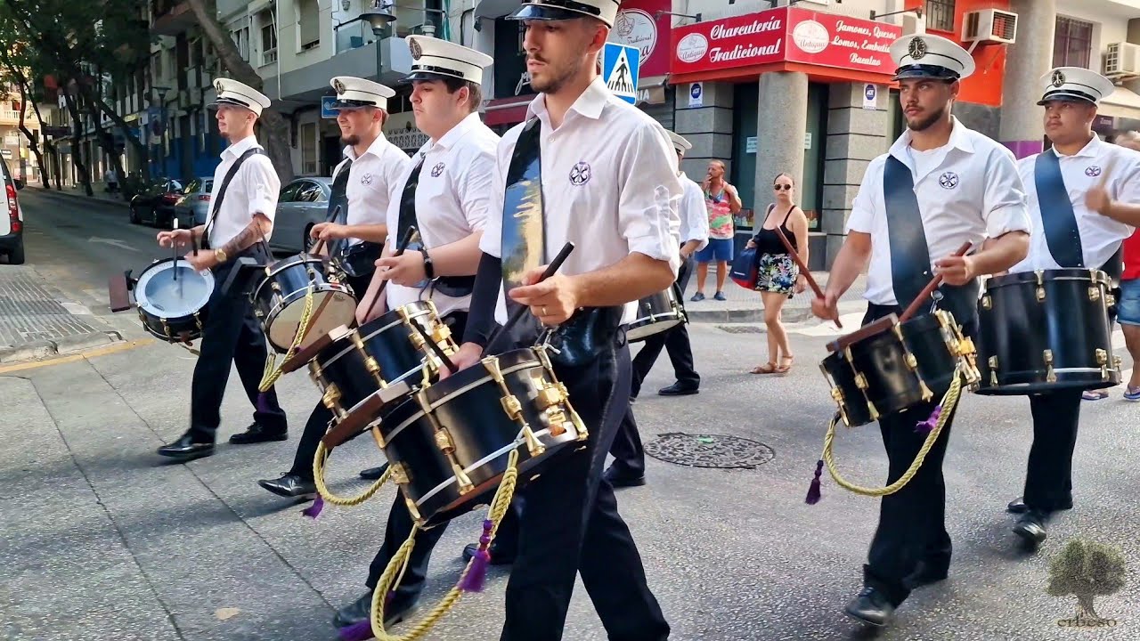 Pasacalles de la BCT Gitanos de Málaga por la Virgen del Carmen de El Palo