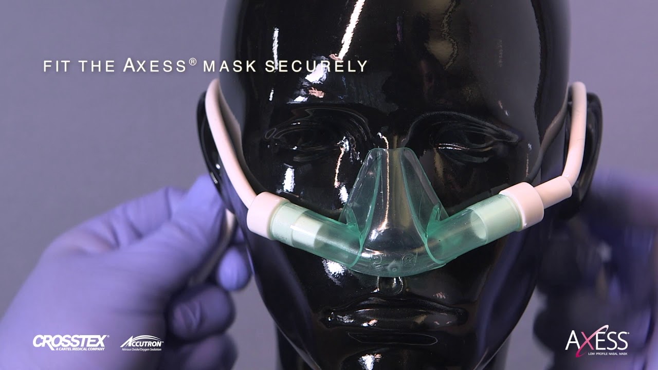 Axess™ Low-Profile N2O2 Nasal Mask -- Installation [abridged]