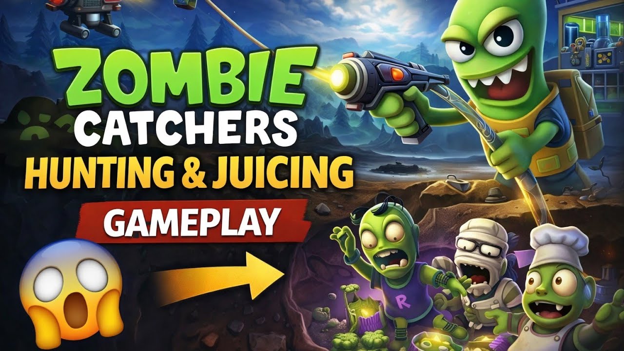 Zombie Catchers Gameplay – Hunting Zombies & Making Juice! 🧟‍♂️🔥