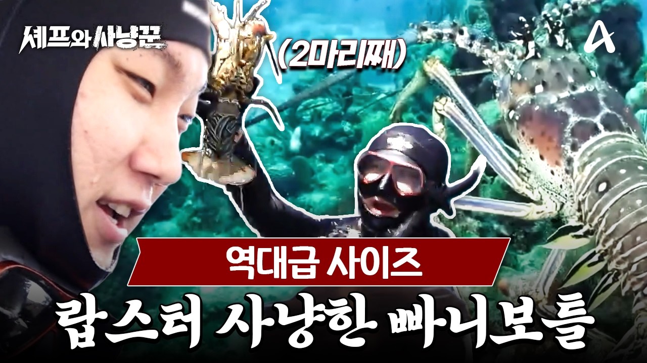 [#셰프와사냥꾼] 이게 잡힌다고..? 빠니보틀이 건져 올린 대물 랍스터 | 셰프와 사냥꾼 9회