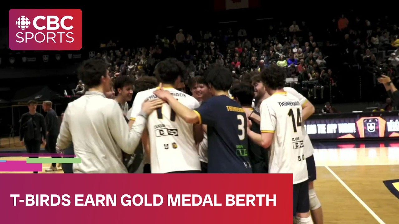 Thunderbirds take down Bisons 3-1 in U Sports men's volleyball semifinal | #CBCSports