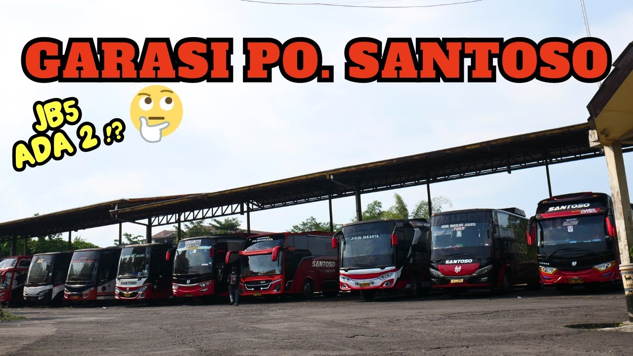 ROMBAK JB5 LAGI🤔⁉️INTIP ISI GARASI Bus SANTOSO MAGELANG