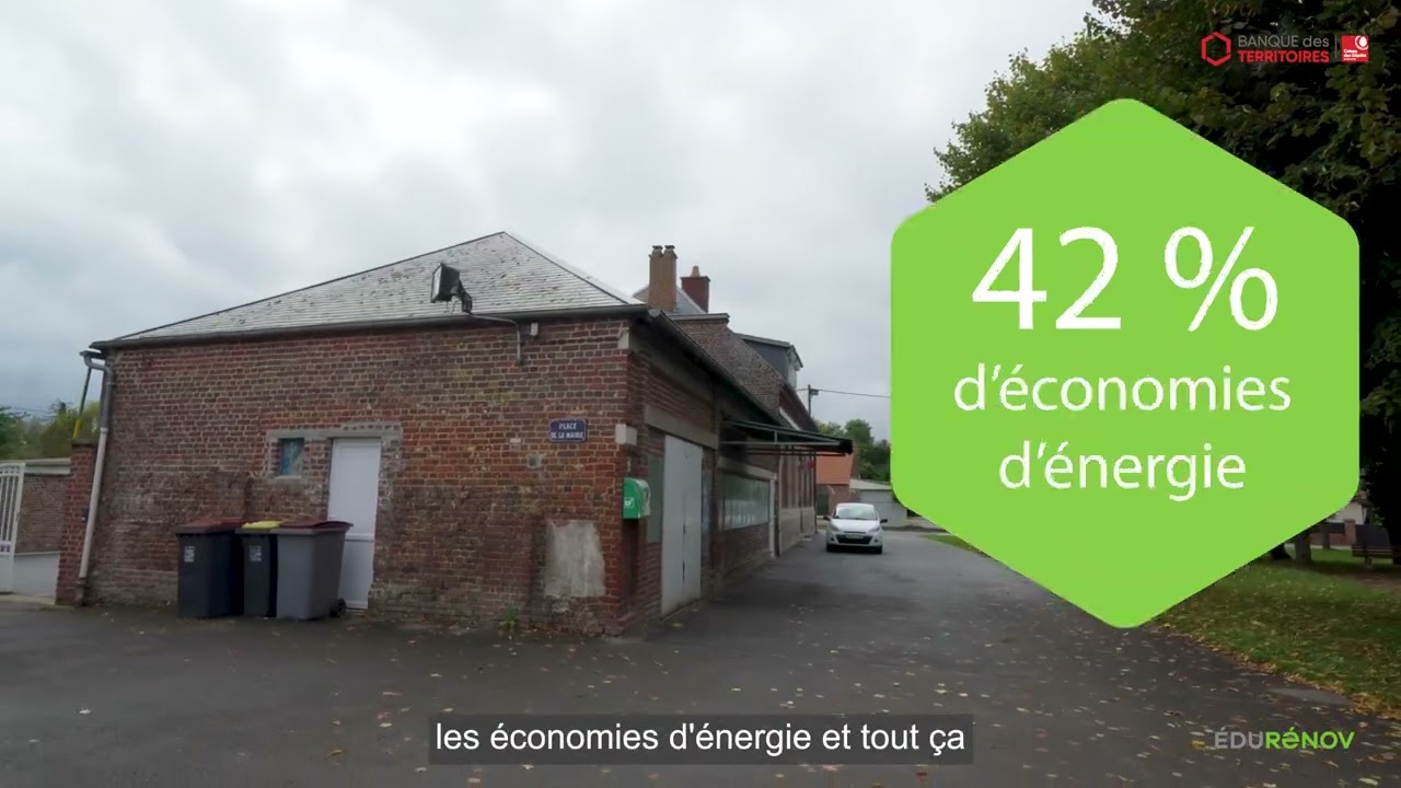 Vaire sous Corbie - La rénovation énergétique au service du bien-être des enfants