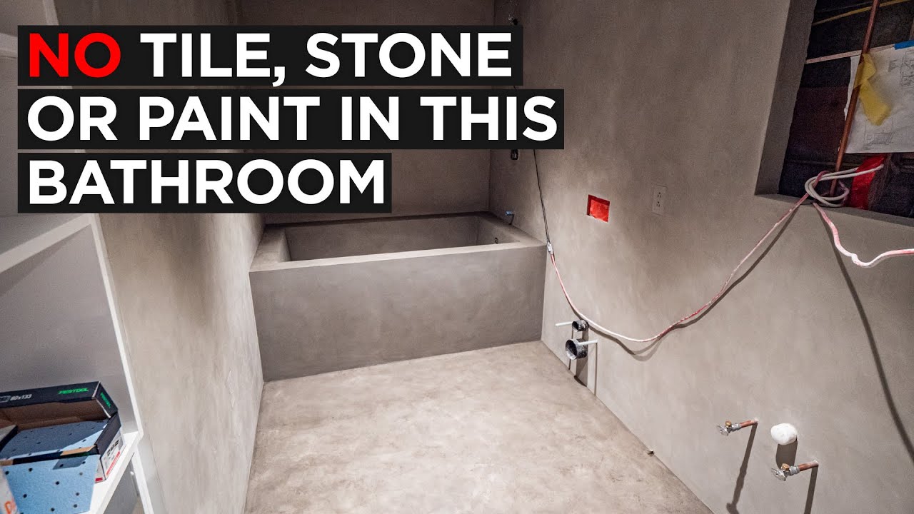 This Bathroom has no tile, stone, or paint | Site Visit