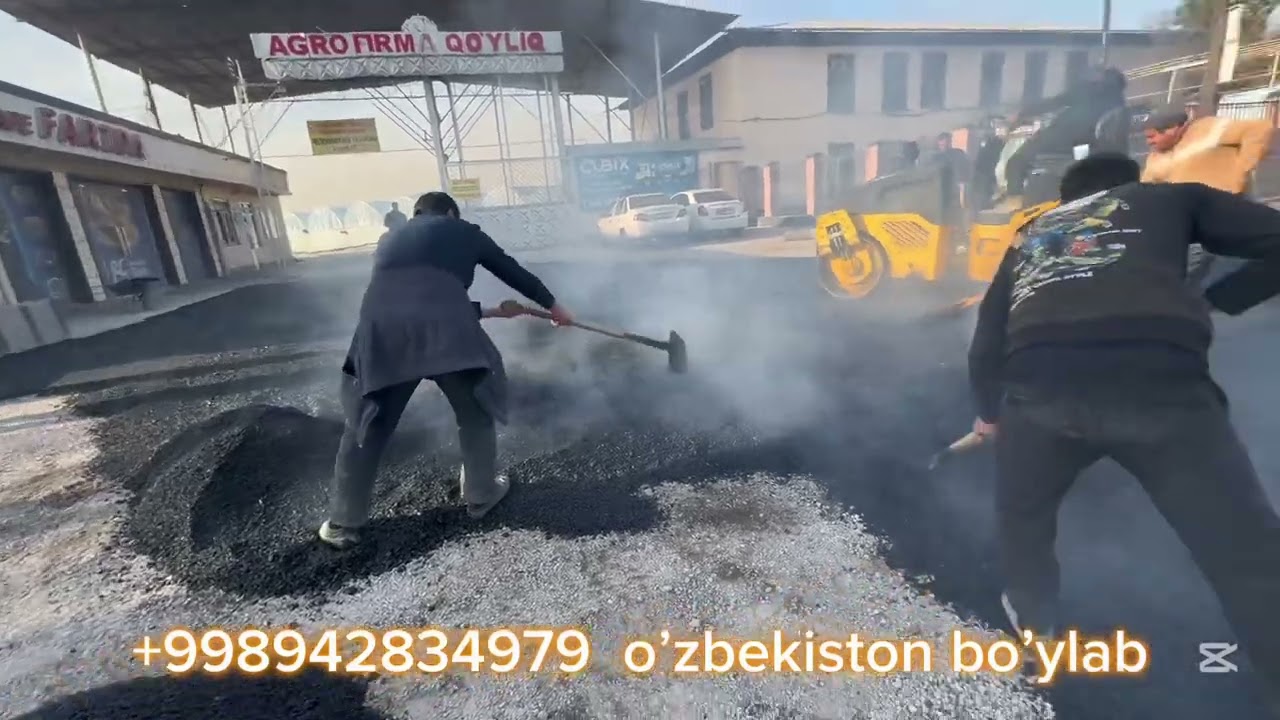 O’zbekiston bo’ylab Arzon Asfalt Yotqizish Xizmati Asfalt ishlari Asfalt Narxi
