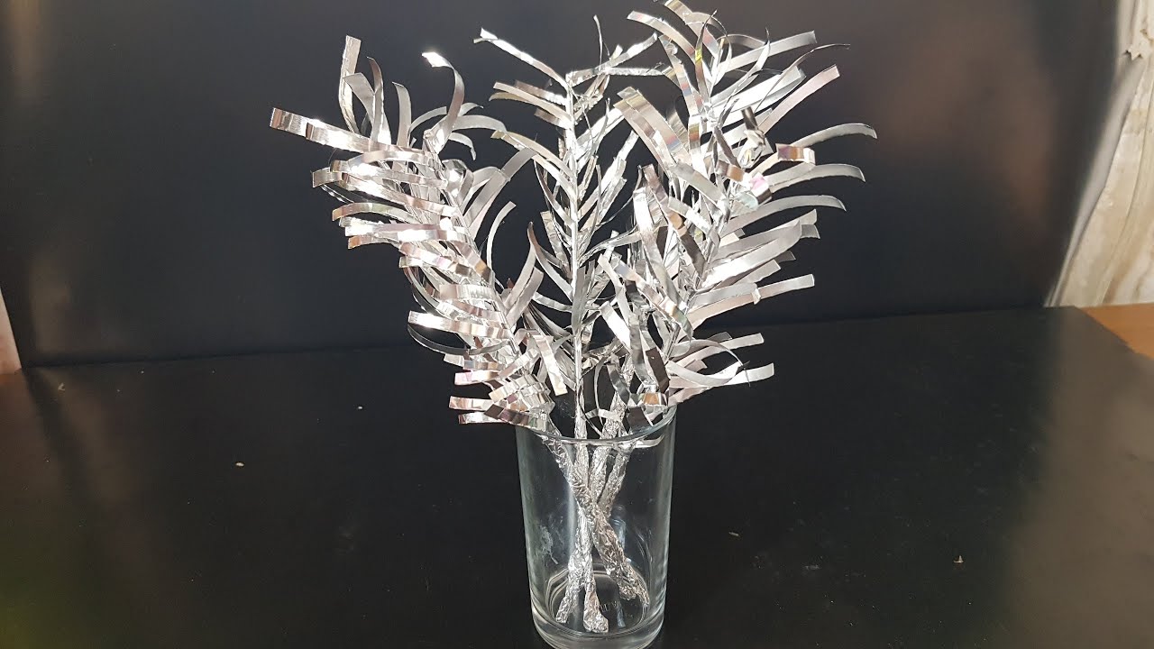aluminum foil flower