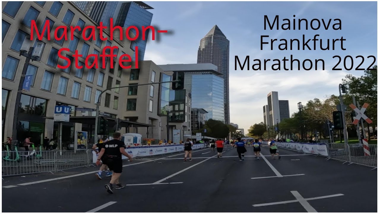 Mainova Frankfurt Marathon 2022 / Marathon-Staffel (Niederrad bis Nied)