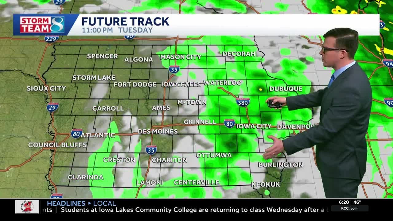 Iowa weather: The warm stretch continues before we cool down with rain and snow chances late week