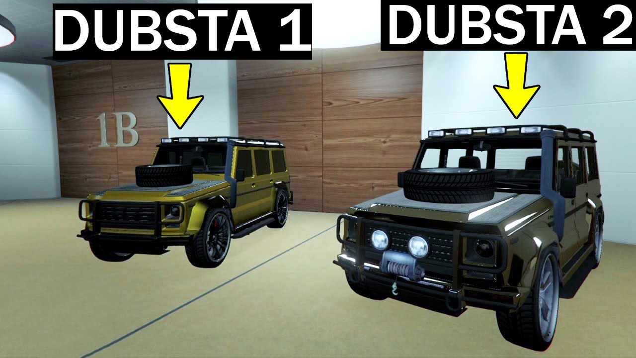 GTA 5 Online: ALL Differences between Dubsta & Dubsta 2