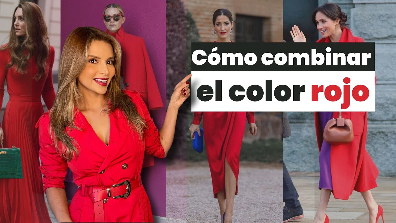 Combina como experta el color rojo, 12 Combinaciones