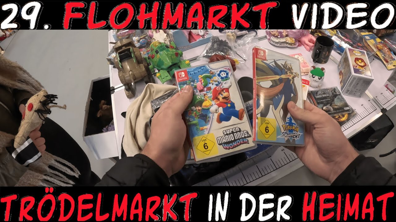 29.  Flohmarkt Video /// Trödelmarkt aus der Heimat /// endlich wieder Switch