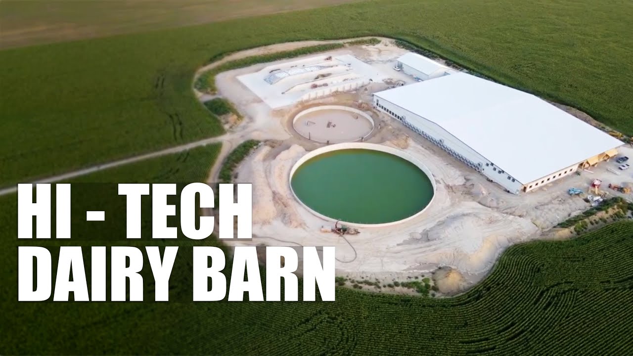 Robotic Cross-Vent Dairy Barn