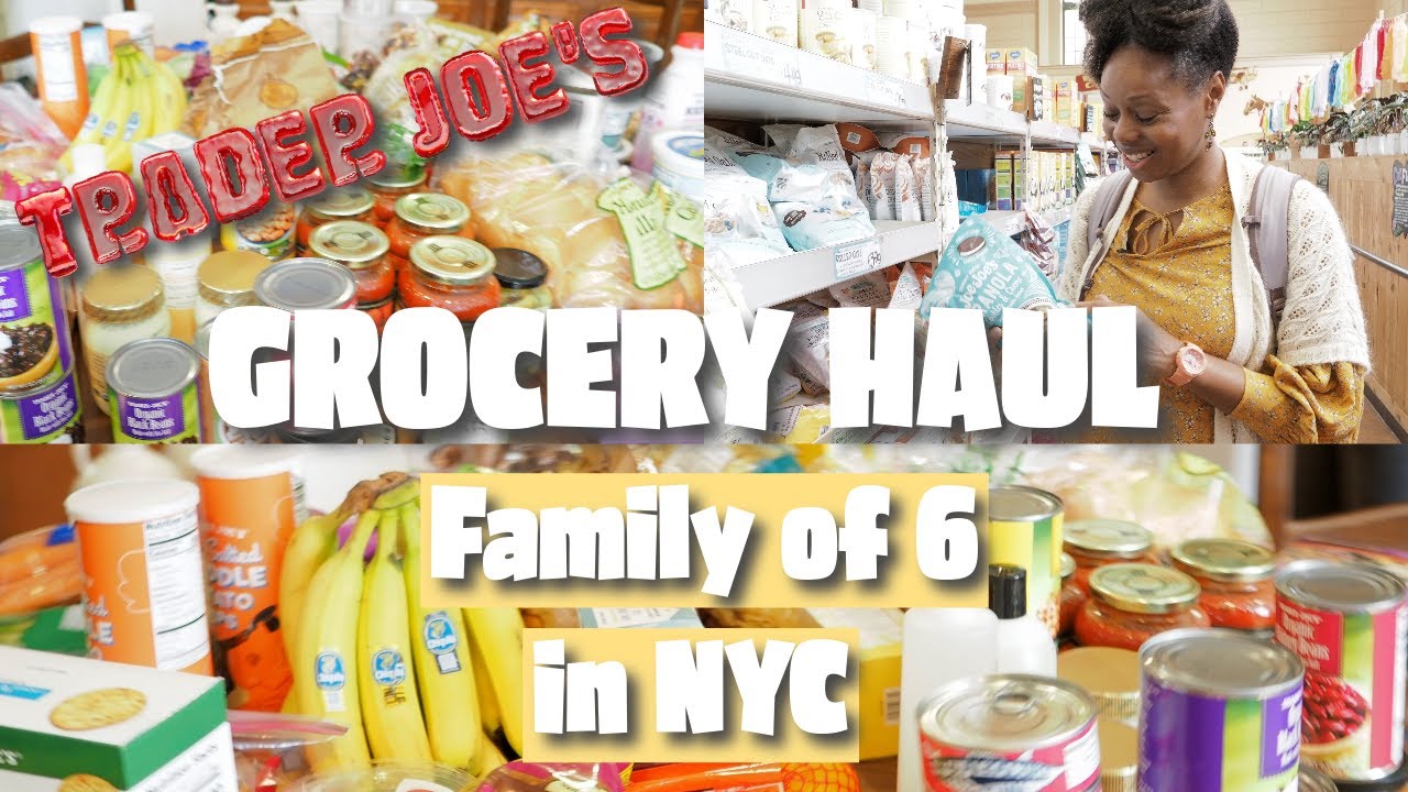 Huge Trader Joe's Grocery Haul | Family of 6 | Grocery Haul and Shop with Us in NYC!
