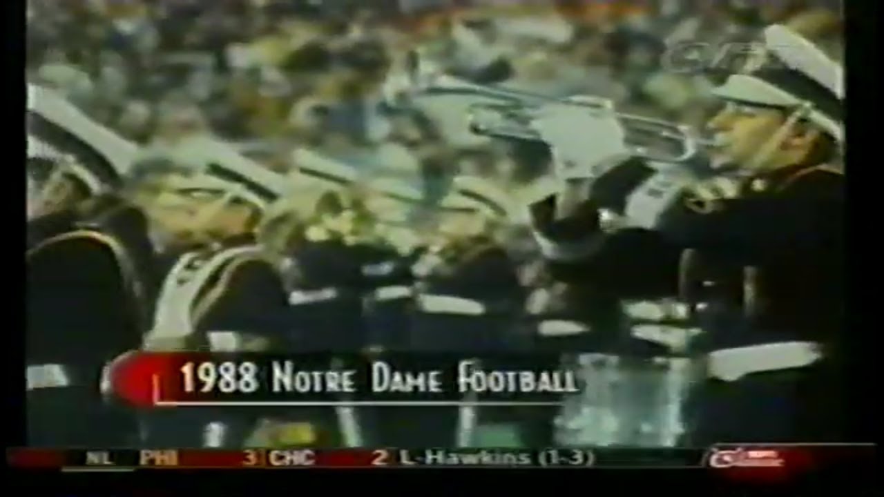 1988 Notre Dame Football Highlights  (Part 1)