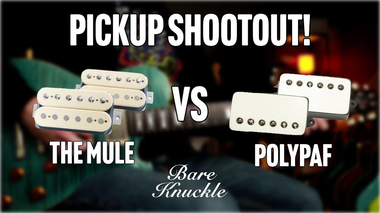 Bare Knuckle Pickups PAF Shootout | The Mule vs PolyPaf