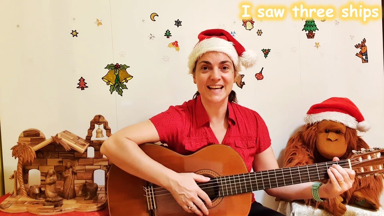 I saw three ships | Christmas songs for kids to sing along