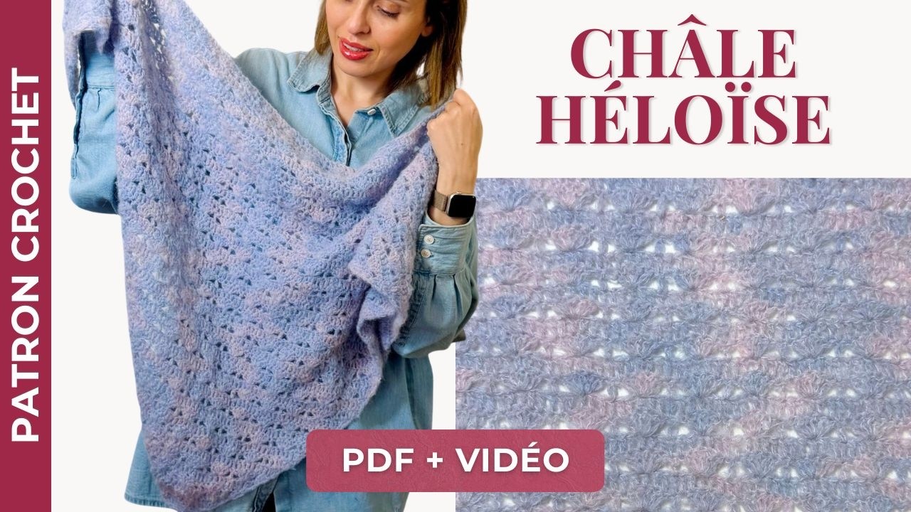 1 PELOTE = 1 CHÂLE ! Le tuto débutant le plus facile 🧶