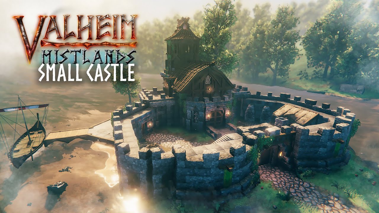 Valheim Mistlands - Small Meadows Castle | Timelapse